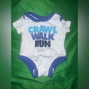 Nike Kids Bodysuit in Blue and White size Newborn